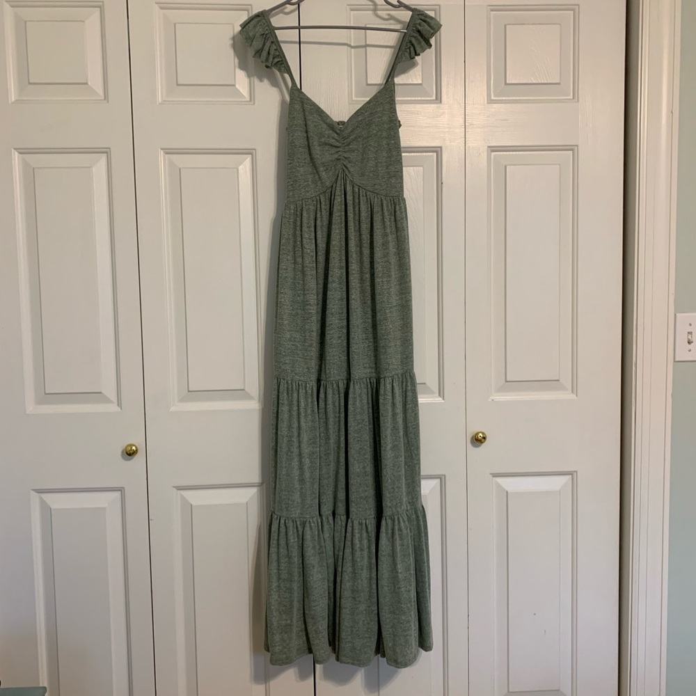 Mikey & Joey Beach Sleeveless Tiered Maxi Dress